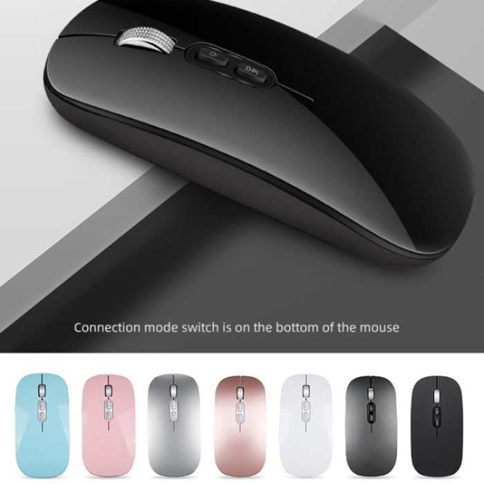 E-1400 Rechargeable 2.4 GHz Wireless Mouse With Silent Clicking