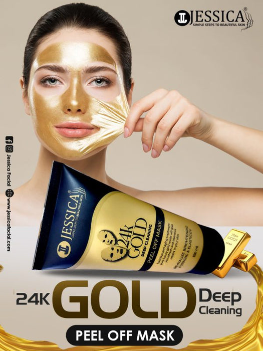 Jessica – 24k Gold Deep Cleaning Peel Off Mask – 150ml