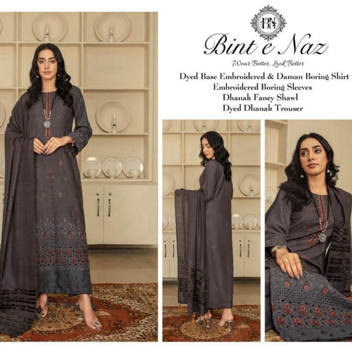 100% Original Bint - e - Naz Dhanak Collection 2024 - PICKITBAY