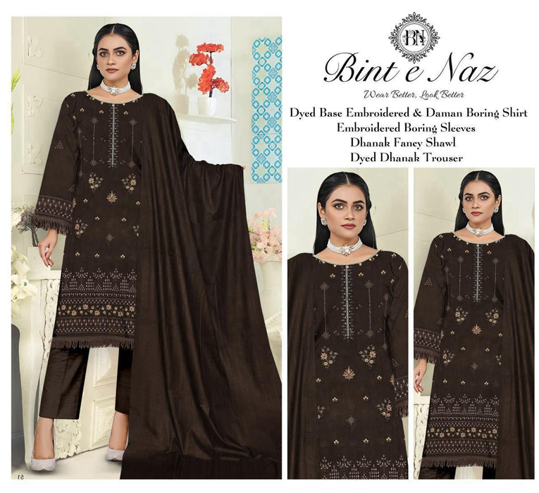 100% Original Bint - e - Naz Dhanak Collection 2024 - PICKITBAY