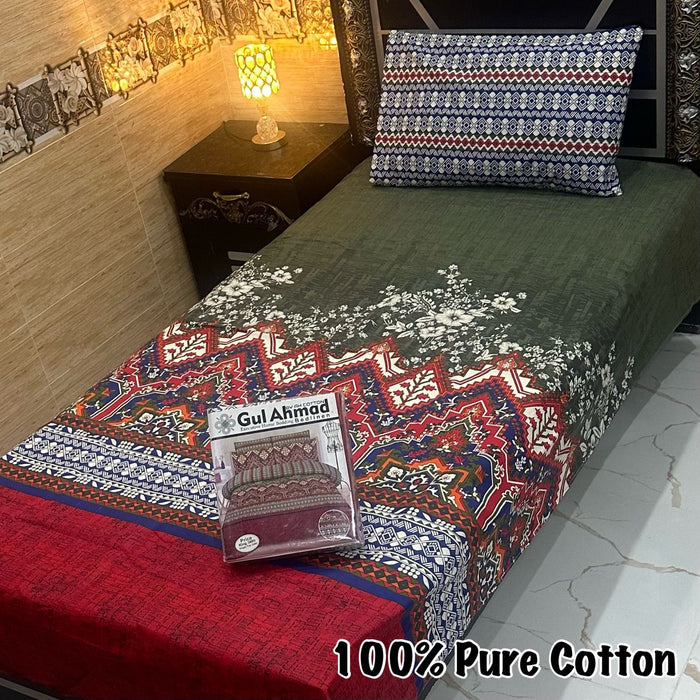 100% Pure Cotton Bedsheet - PICKITBAY