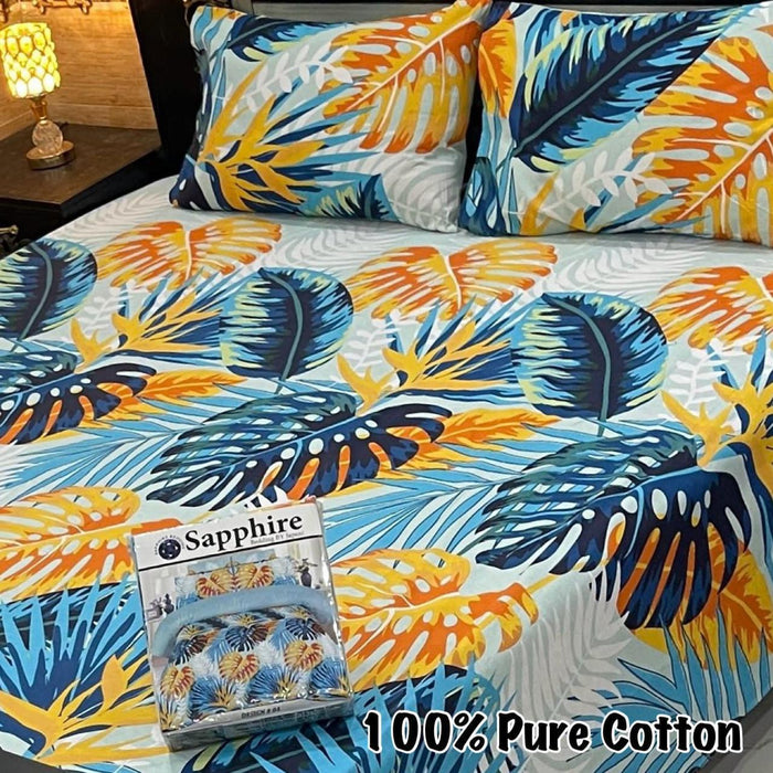 100% Pure Cotton Bedsheet - PICKITBAY