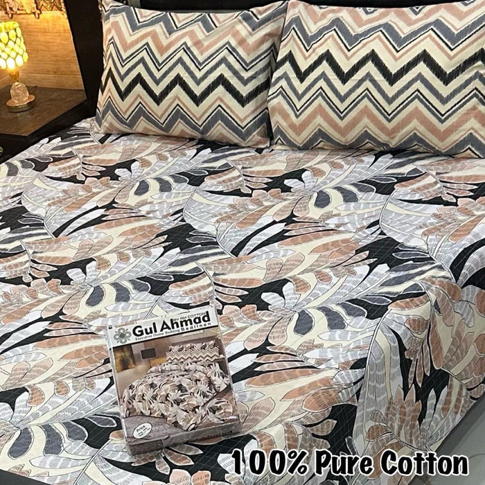 100% Pure Cotton Bedsheet - PICKITBAY