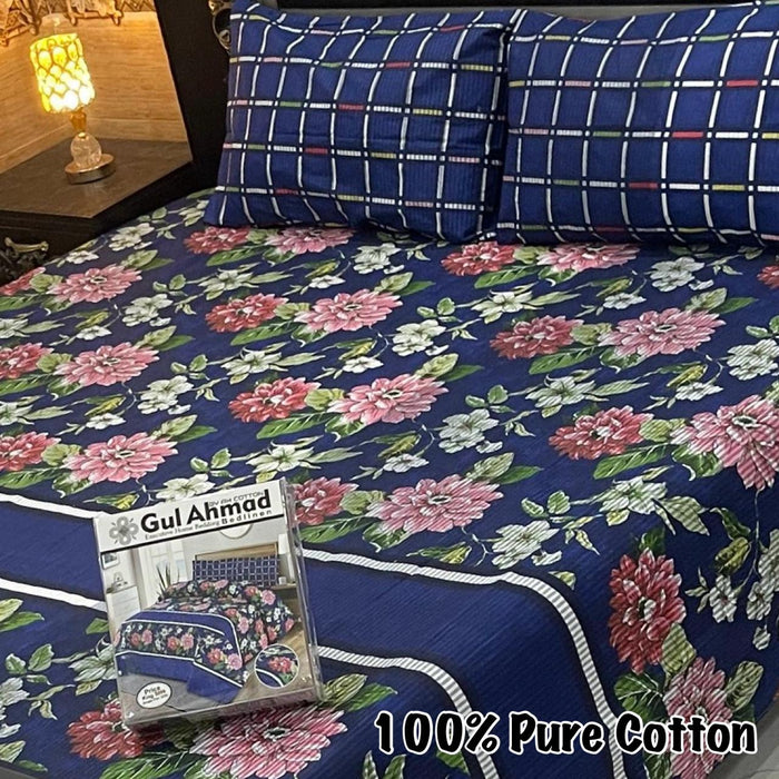 100% Pure Cotton Bedsheet - PICKITBAY