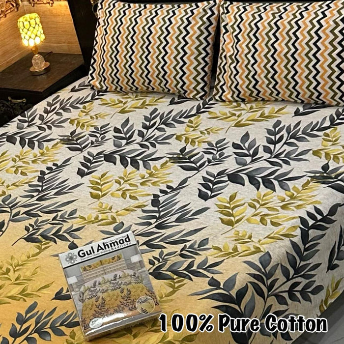 100% Pure Cotton Bedsheet - PICKITBAY