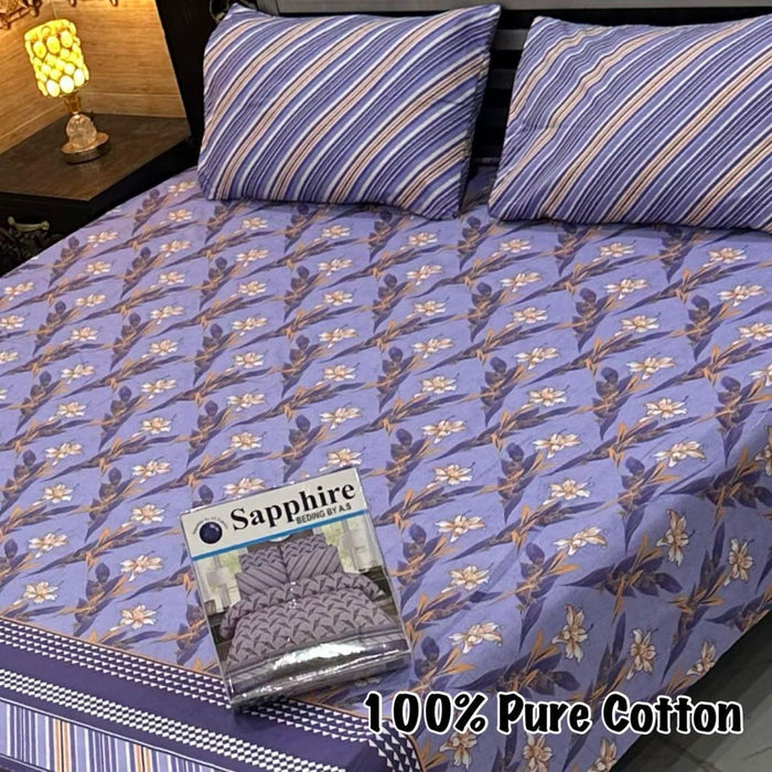 100% Pure Cotton Bedsheet - PICKITBAY