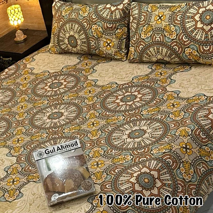 100% Pure Cotton Bedsheet - PICKITBAY