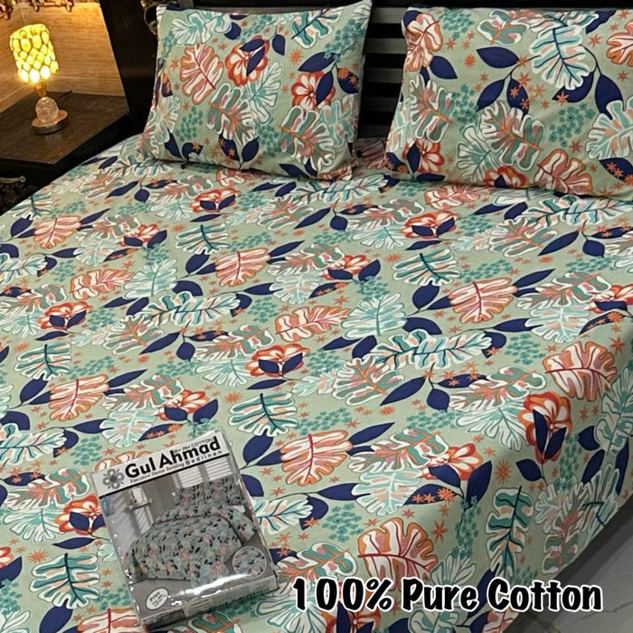 100% Pure Cotton Bedsheet - PICKITBAY