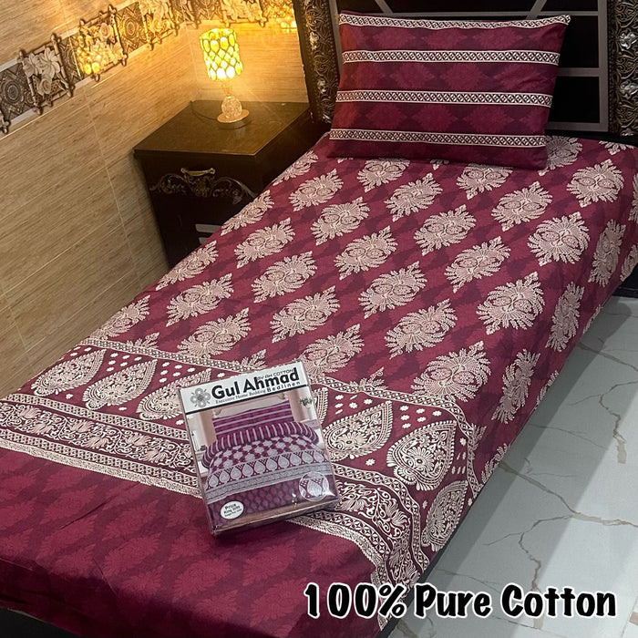 100% Pure Cotton Bedsheet - PICKITBAY