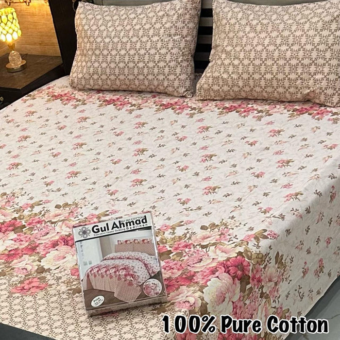 100% Pure Cotton Bedsheet - PICKITBAY