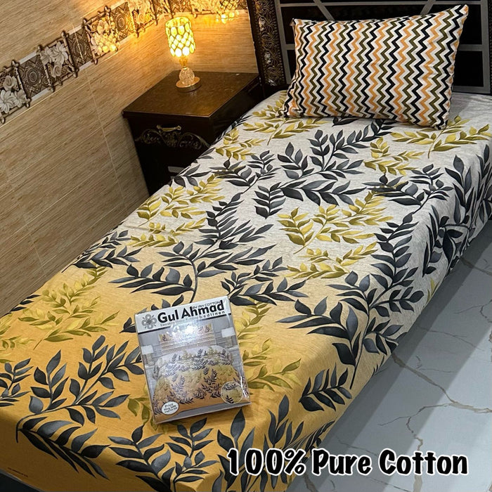 100% Pure Cotton Bedsheet - PICKITBAY