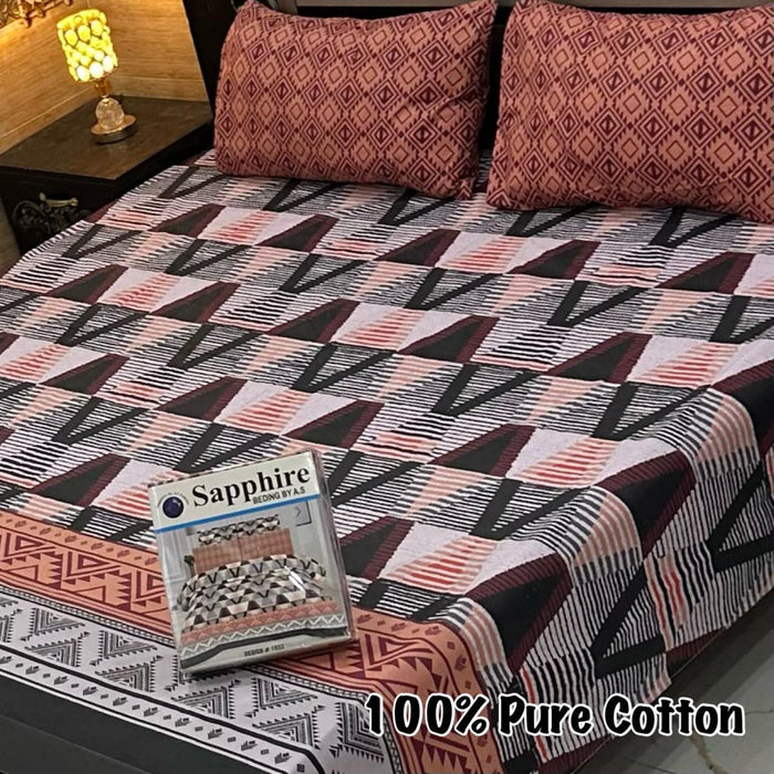 100% Pure Cotton Bedsheet - PICKITBAY