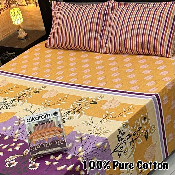 100% Pure Cotton Bedsheet - PICKITBAY