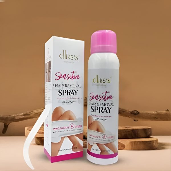 Chirs’s Sensitive Hair Removal Spray | Fast Effective & Painless Chriss Hair Remover For Legs & Body