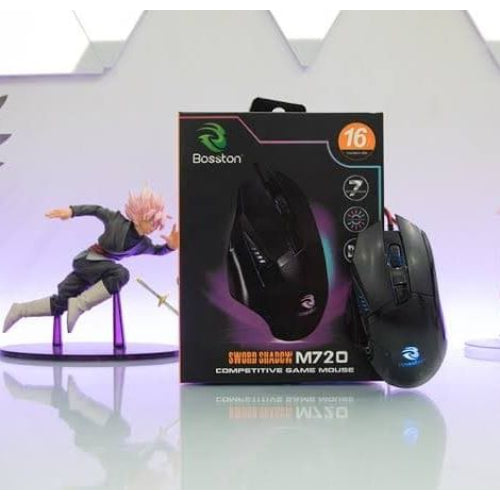 Shadow M720 3200DPI, 7 Buttons RGB Competitive Gaming Mouse