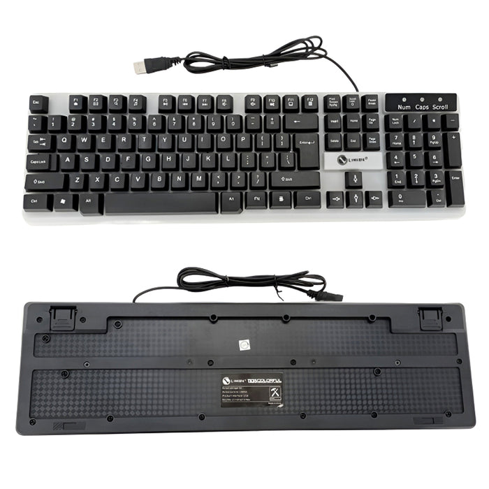 TX35 Limeide RGB Suspension Backlit Lightweight Luminous Wired Gaming Keyboard