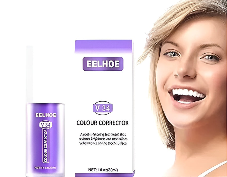 Teeth Whitening Purple Toothpaste | Eelhoe V34 Purple Toothpaste For Extra Teeth Whitening, Stain Removal