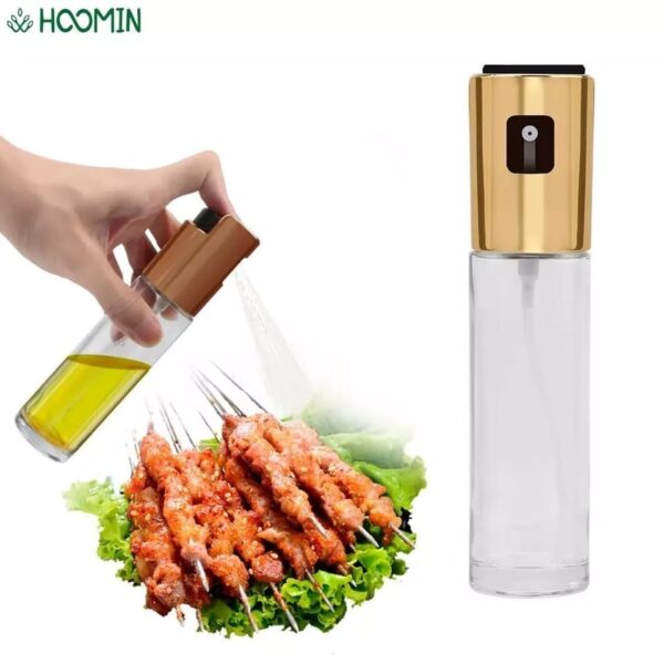 Cooking Oil Sprayer Glass Oil Spray Bottle Kitchen Tool Bbq Baking Grill Vinegar Oil Sauce Bottle – 100ml