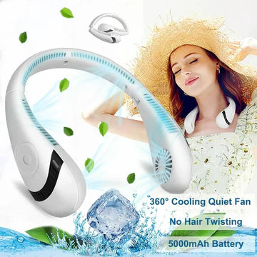 Portable Hanging Neck Fan Rechargeable | Rechargeable Cooling Fan (random Color)