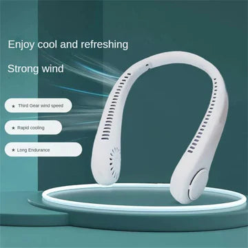 Portable Hanging Neck Fan Rechargeable | Rechargeable Cooling Fan (random Color)