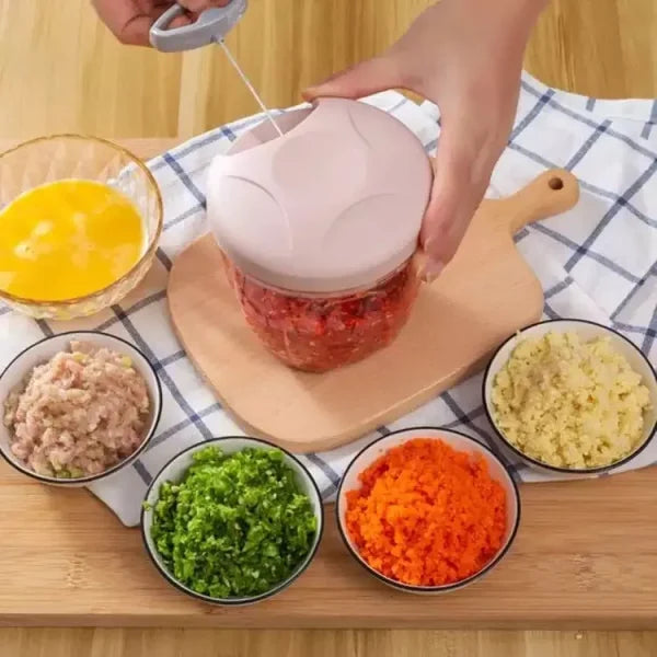 Hand Pull Food Chopper (random Color)