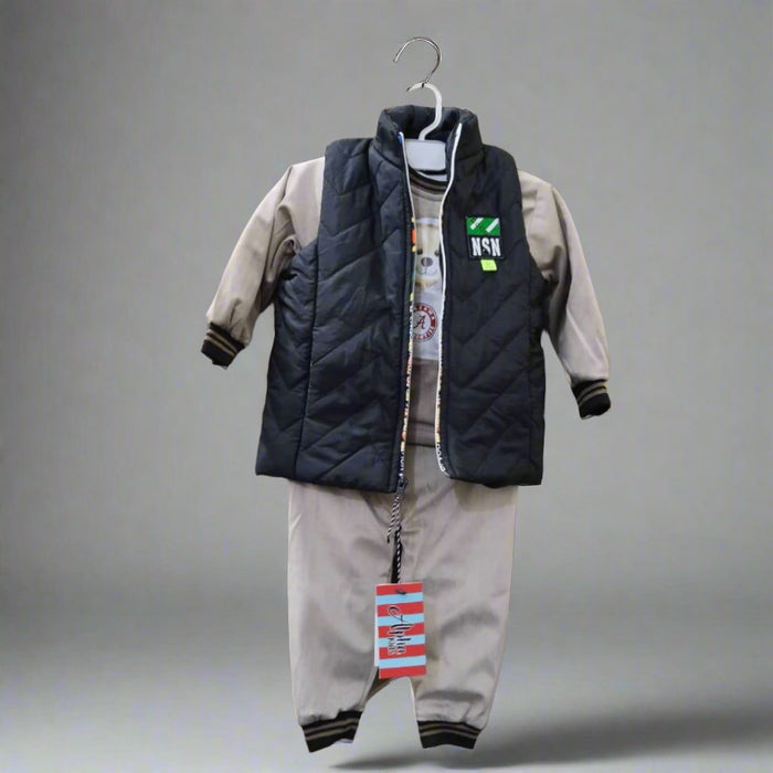 3 - Piece Baby Suit (Jacket, Trouser, and Shirt) A 21 - PICKITBAY