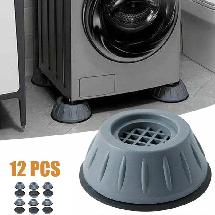 3-Pack Of 4Pcs Anti Vibration Washing Machine Universal Fixed Non-Slip Rubber Feet Pads