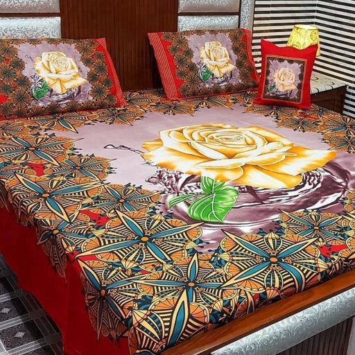 3D Panel Bedsheets - PICKITBAY