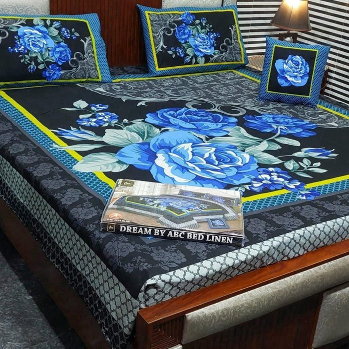 3D Panel Bedsheets - PICKITBAY