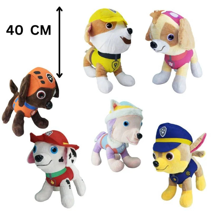 Paw Patrol Dog Soft Doll | Dog Stuffed Animal Cartoon Characters Soft Plush Toy – 40cm (random Doll)