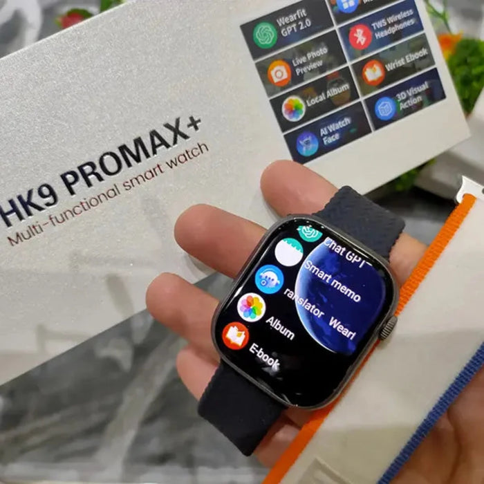 HK9 Pro MAX Plus Smartwatch - 2.02-Inch AMOLED Display