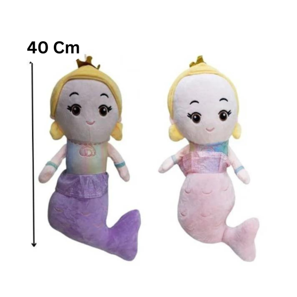 Mermaid Plush Toy | Super Soft Stuffed Plush Toy For Kids Baby Boy’s & Girl’s – 40 Cm (random Color)