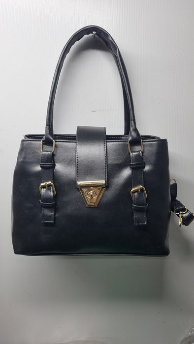 Mexican Elegance: Double Zip Handbag with Flap Lock