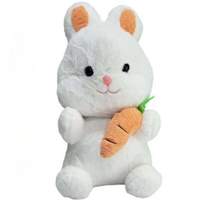 Adorable Plush Bunny & Carrot Pillow | Fluffy & Soft Stuffed Animal Plush Toy For Kids – 45 Cm