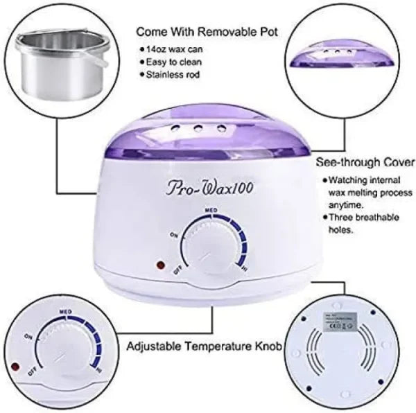 Pro Wax 100 Hot Wax Machine & Spatula Wax Warmer Machine