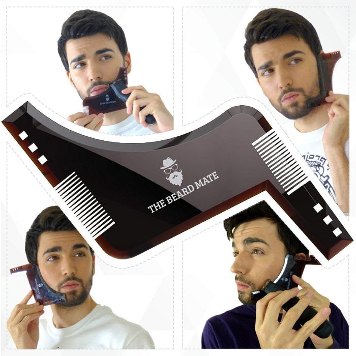 Men Double Sided Beard Shaping Comb | Beard L Shaped Trimmed Comb For Beard Styling