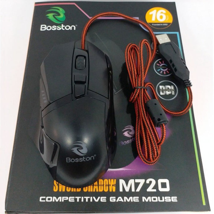 Shadow M720 3200DPI, 7 Buttons RGB Competitive Gaming Mouse