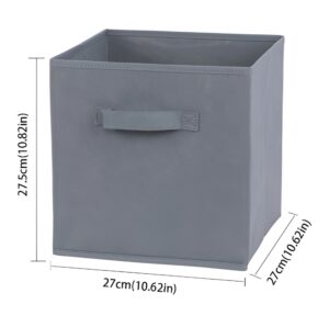 Foldable Canvas Storage Box (random Color)