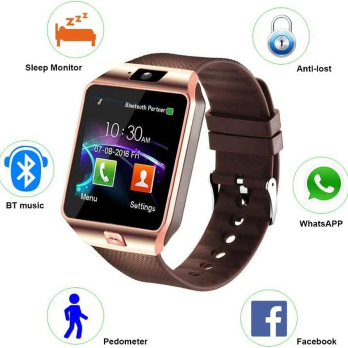 Dz 09 Multifunctional smart watch with SIM card support