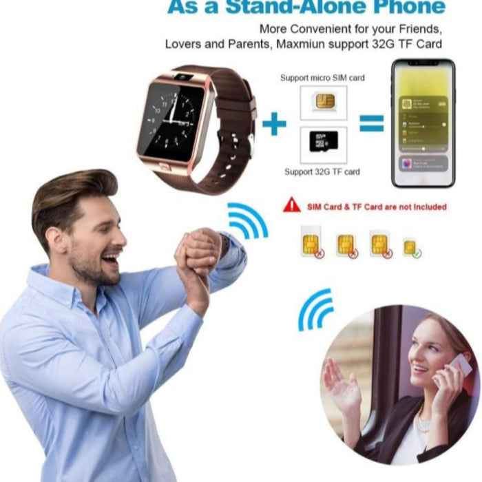 Dz 09 Multifunctional smart watch with SIM card support