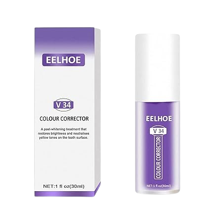 Teeth Whitening Purple Toothpaste | Eelhoe V34 Purple Toothpaste For Extra Teeth Whitening, Stain Removal