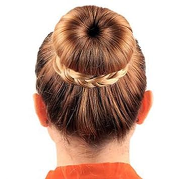 Hair Donut Bun For Hair Making / Professional Hair Styling Tools Juda Hair Style Accessories For Girls