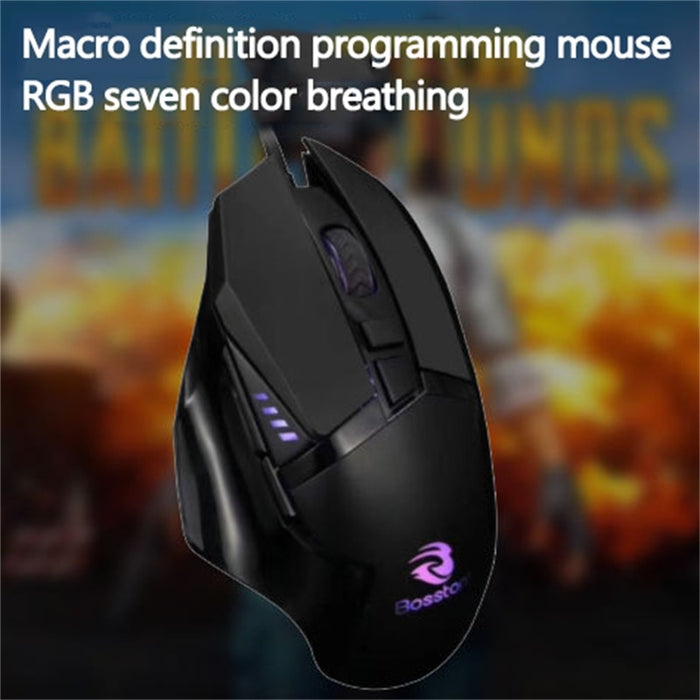 Shadow M720 3200DPI, 7 Buttons RGB Competitive Gaming Mouse