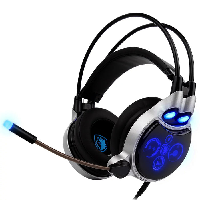 SADES R8 USB Stereo Gaming Headset With Virtual 7.1 Surround Sound And High-Sensitivity Microphone