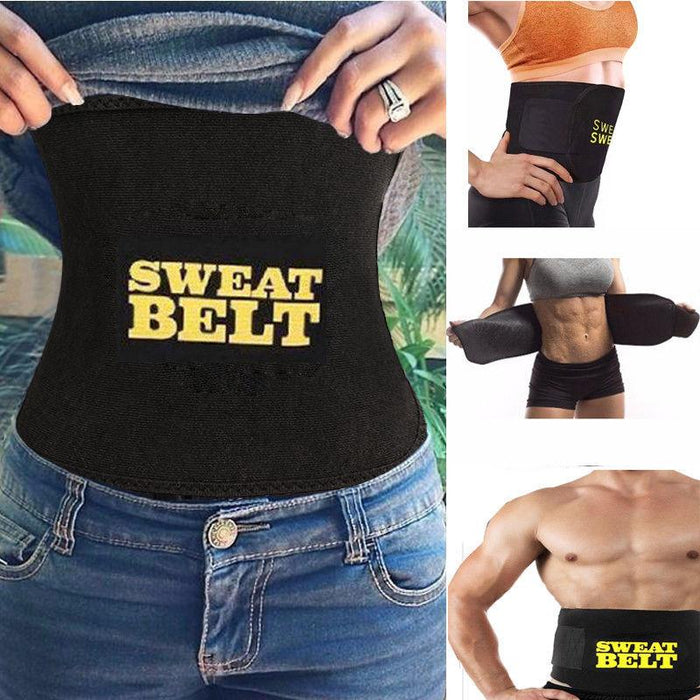 Unisex Sweat Belt Waist Trimmer Shapers Waist Trainer Corset Shapewear Walking Jogging Control Body