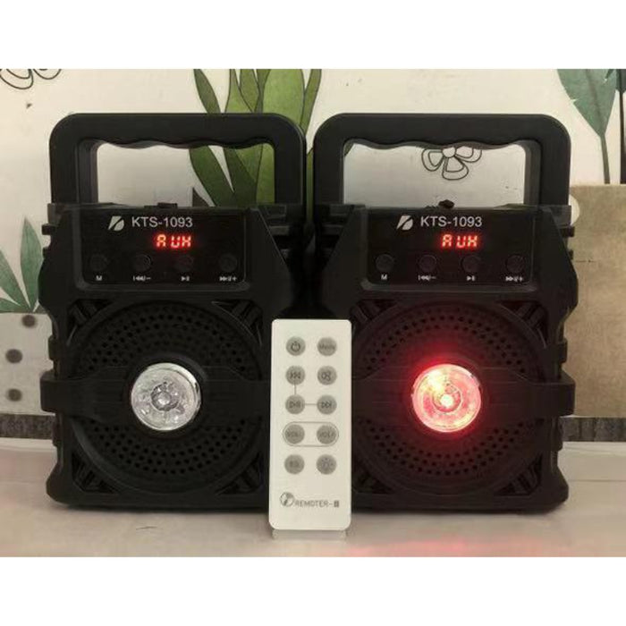 KTS-1093 Wireless Bluetooth Portable LED Light Speaker With Remote 3″