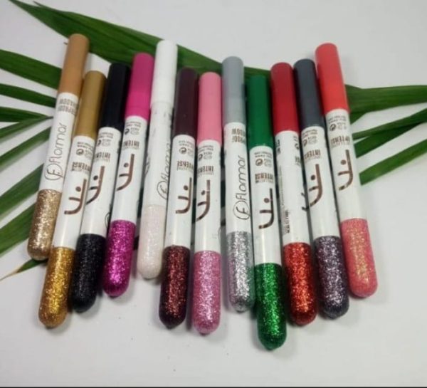 (pack Of 12) Pencils Flormor Waterproof Glitter Eyeshadow Pencil