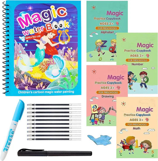 Three-in-one Deal Kids Learning Package / Magic Book, Water Book, Tablet 8.5 Inch