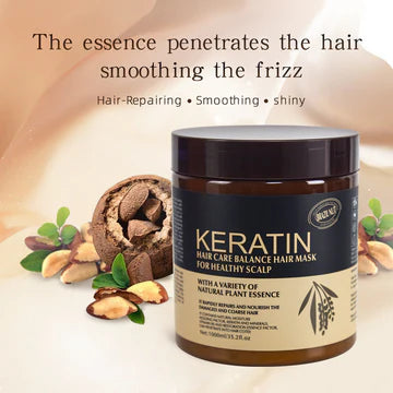 Keratin Hair Care Balance Hair Shampoo & Mask For Hair Treatmen