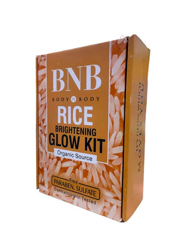 Bnb Whitening Rice Extract Bright & Glow Kit